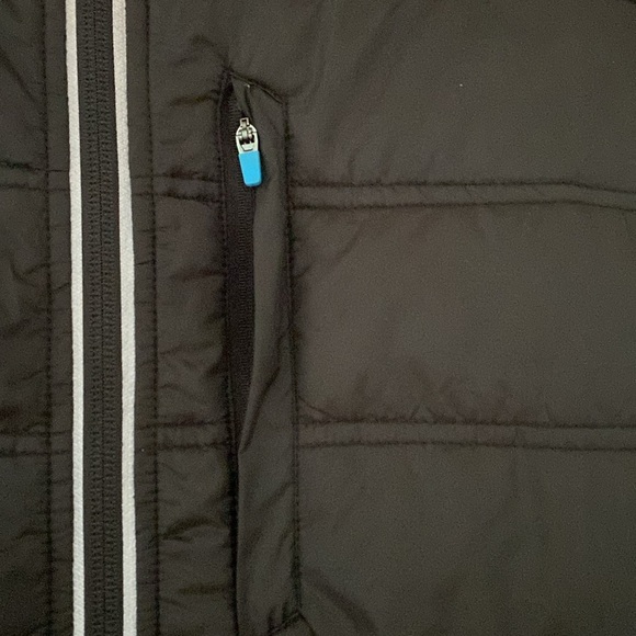 CHCB Cycling Quilted Jacket‎ Vest Shirt Light Jacket Black Puffy Gray Size Large - Picture 5 of 14